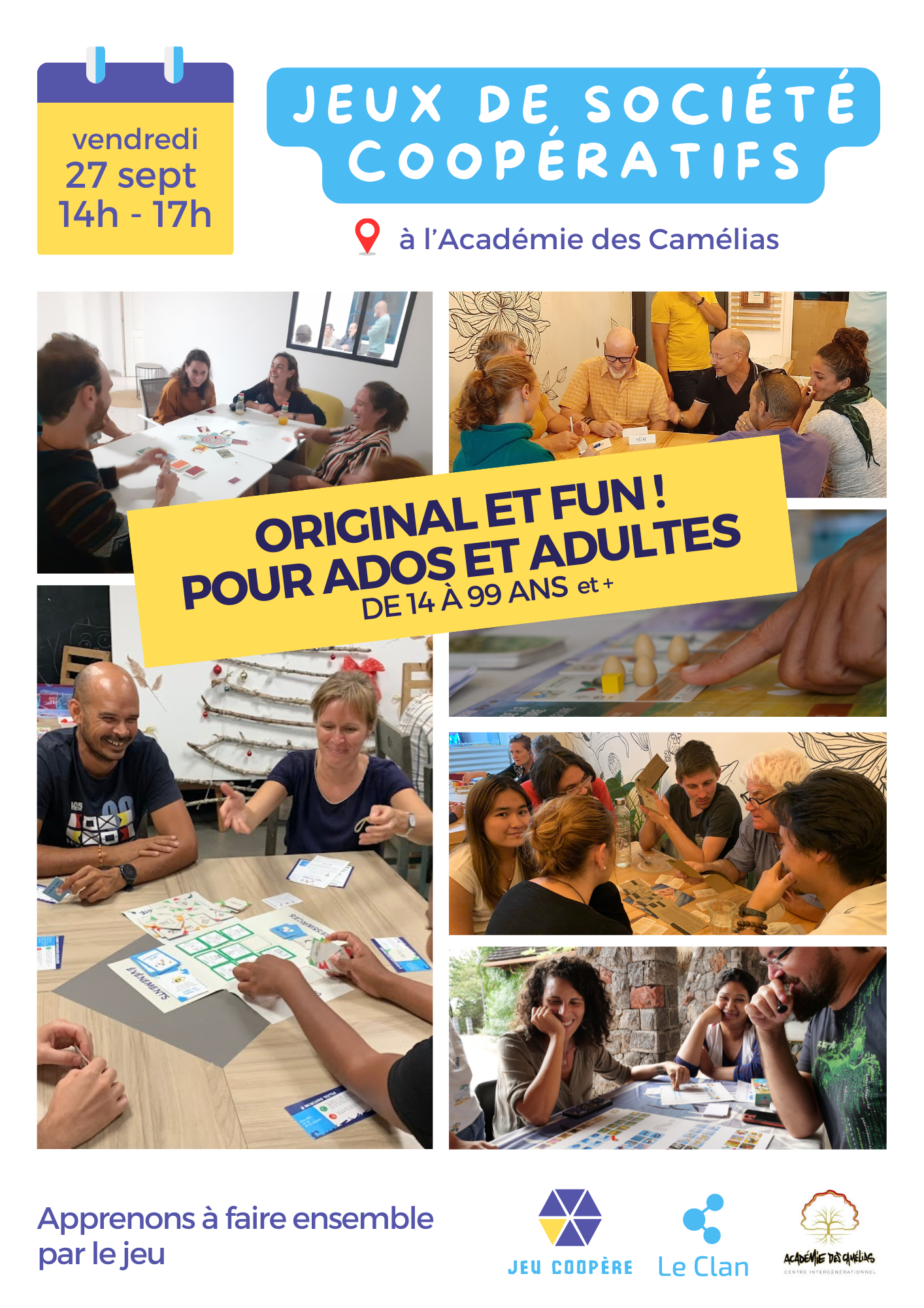 Après-midi Jeux Coopératifs à l’Académie des Camélias